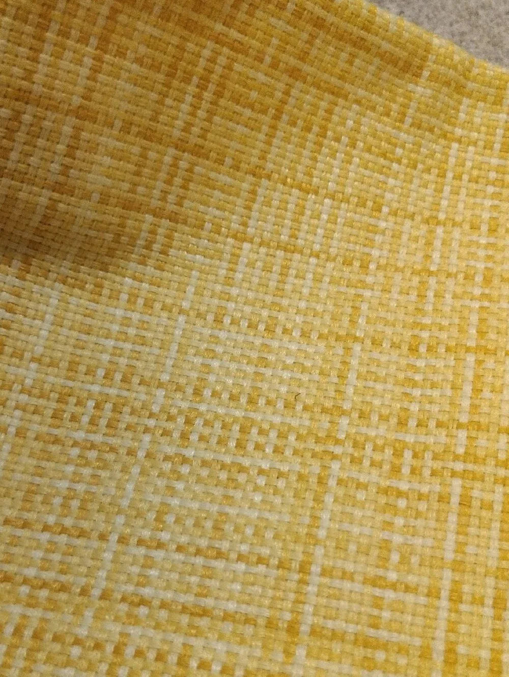 Pair Of Yellow Woven Outdoor Pillow Cover 11.5